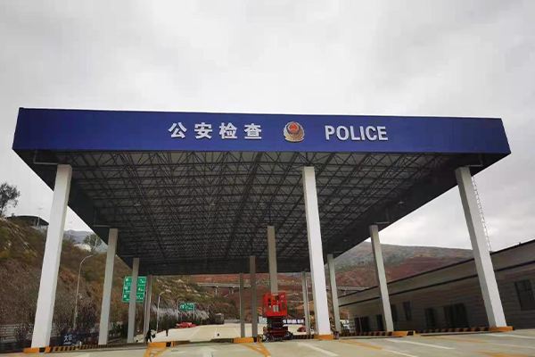 白银网架结构屋顶